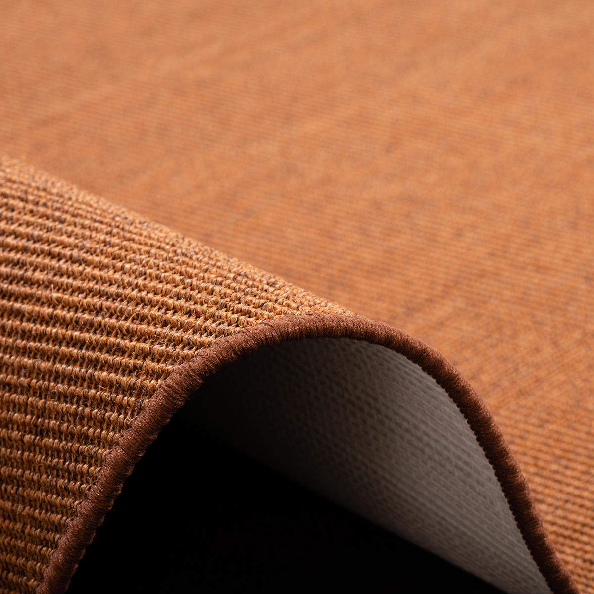 SISAL NATUR TEPPICH RUND - Braun, Textil (133/133cm) - Snapstyle