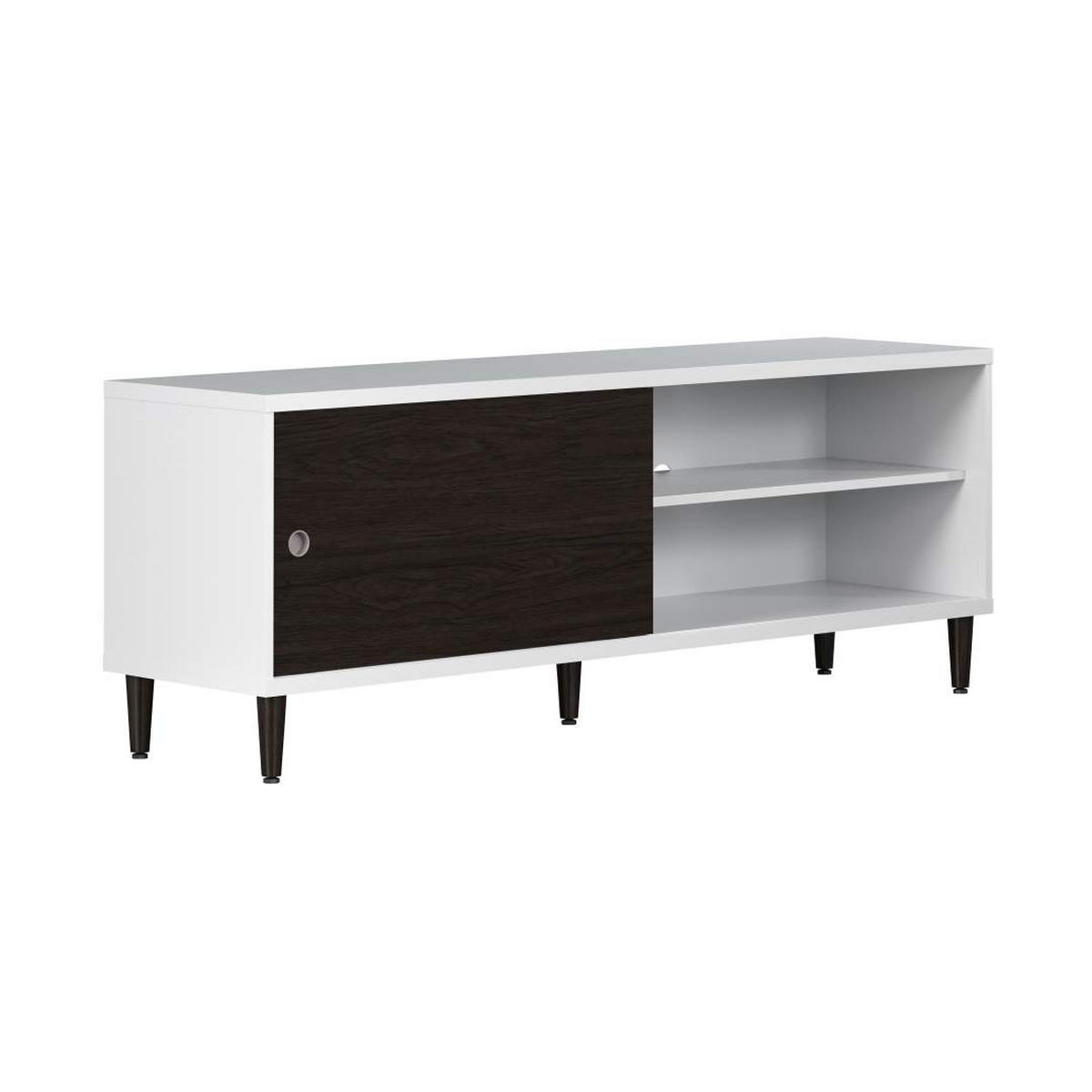 TV TISCH weiß - Weiß, Holzwerkstoff (150/56/40cm) - ebuy24