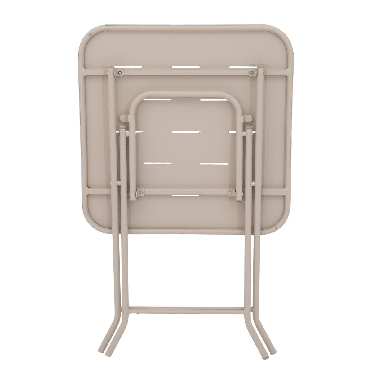 BISTROSET 3 teilig klappbar Metall beige - Beige, Metall - LEBENLANG