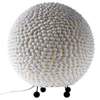 TISCHLEUCHTE Muscheln Weiß - Weiß, Metall (37/37/41cm) - Globo Lighting