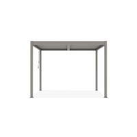 PERGOLA bioklimatisch freistehend Piana taupe 3x2,5m Aluminium - Taupe, Metall (304/218/255cm) - Cazeboo