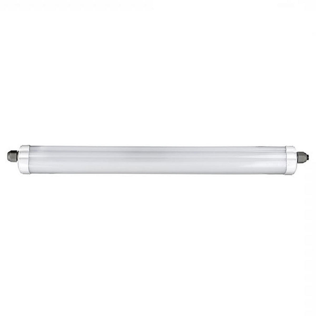 LED DECKENLEUCHTE Kunststoff Weiß - Weiß, Kunststoff (150/6.5/5.8cm)