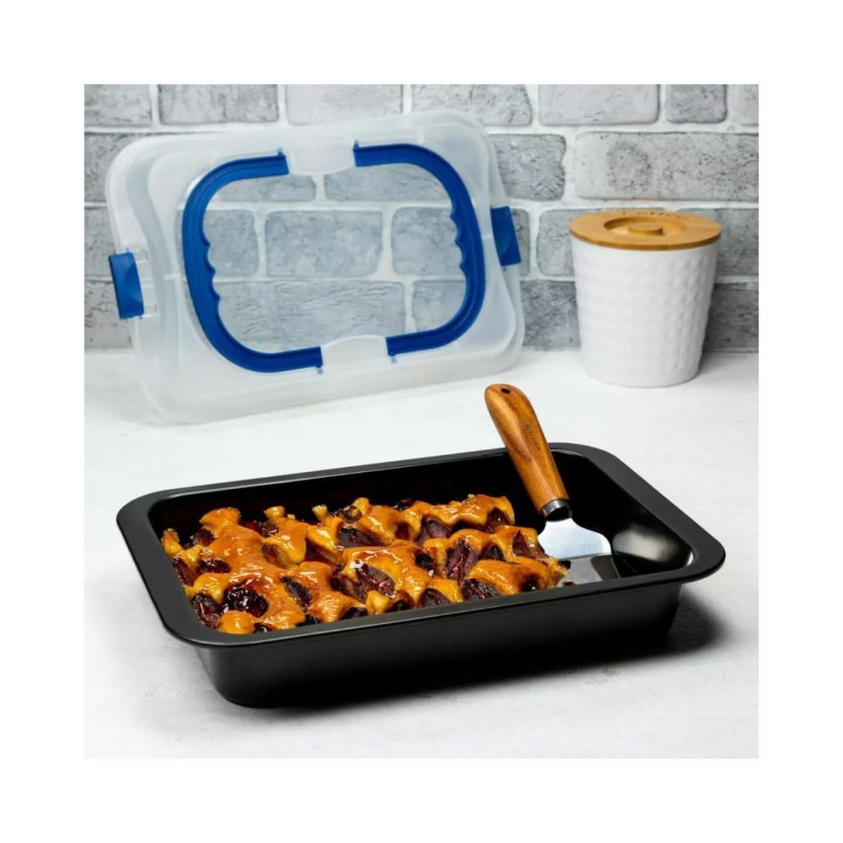 BACKFORM Weiß 36/24.5/5.5 cm KH4197 - Weiß, Metall (24.5/5.5/36cm) - Kinghoff 