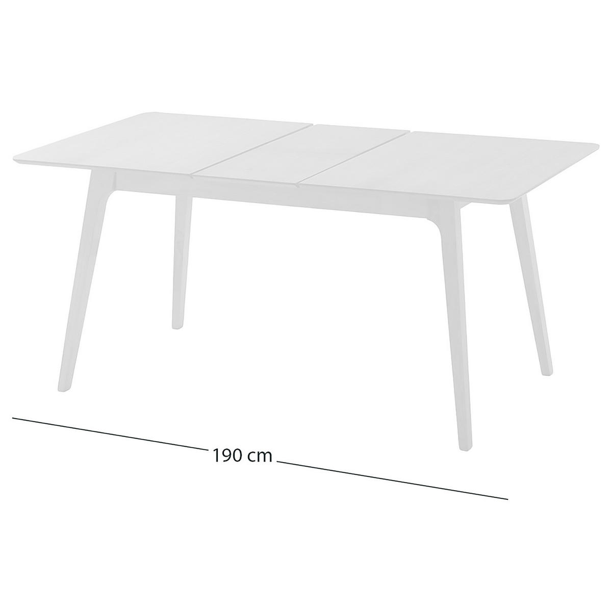 ESSTISCH - Gummibaum teilmassiv - Walnussfarben, Holzwerkstoff (90/150/75cm) - home24