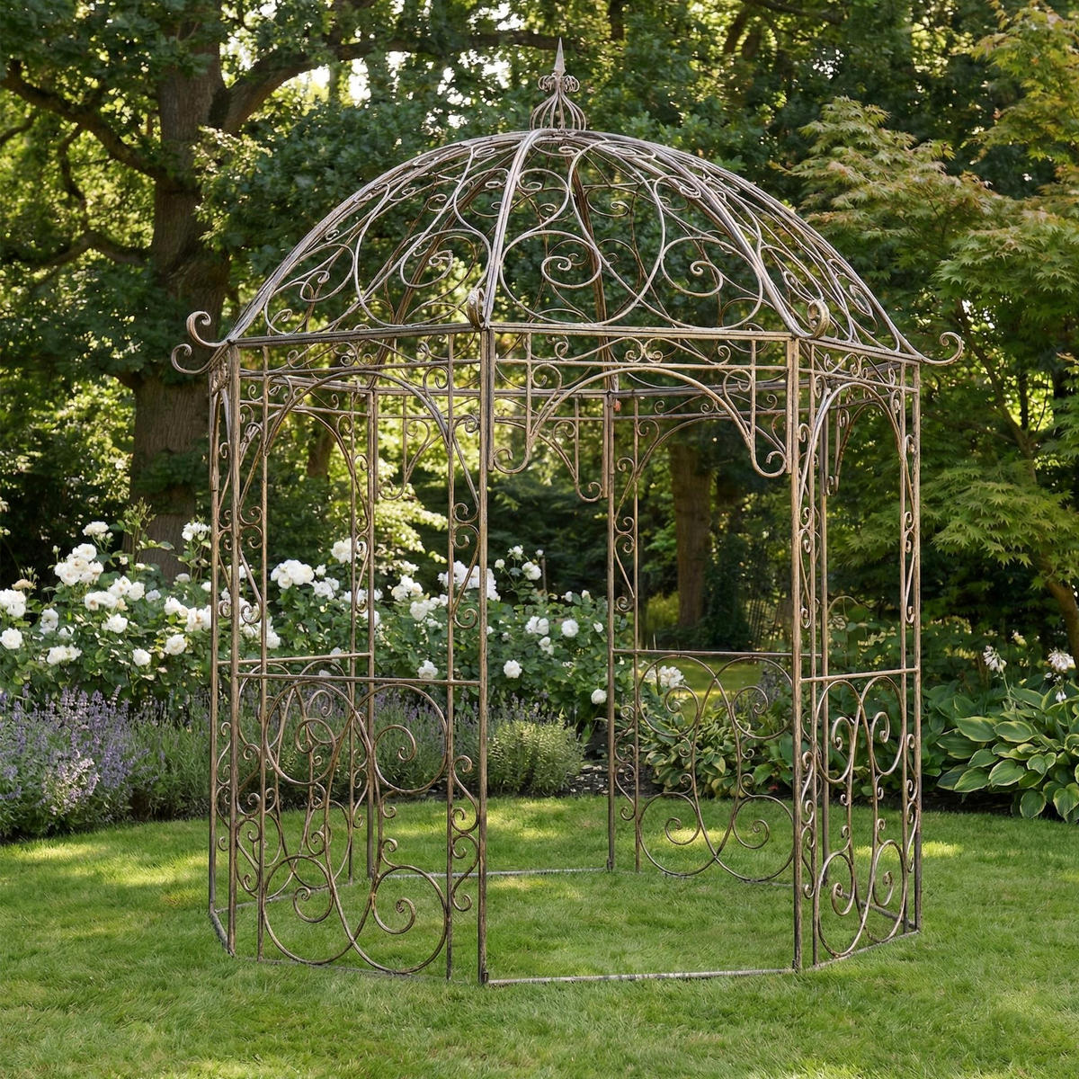 PAVILLON 284/263/313 cm Metall Bronze - Bronzefarben, Metall (284/313/263cm) - CLP