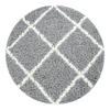 HOCHFLORTEPPICH 160/160 cm Kalmar 441 - Grau, Textil (160/160cm) - Paco Home