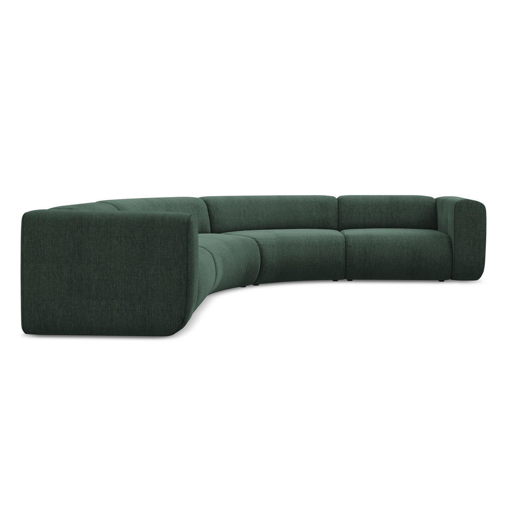 Thumbnail - Makamii Ecksofa, Grün, Textil, 5-Sitzer, Füllung: Schaumstoff, 318x318 cm, Made in EU, Wohnzimmer, Sofas & Couches, Wohn...