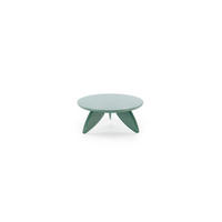 COUCHTISCH LARA Ø 80/36 cm Türkis Hochglanz - Türkis, Holzwerkstoff (80/80/36cm) - Lookway