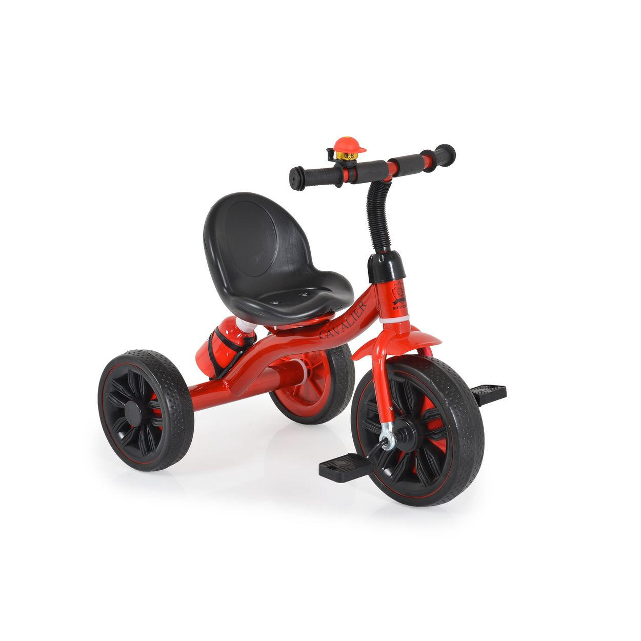 DREIRAD Cavalier Lux rot Flaschenhalterung mit Trinkflasche EVA-Reifen - Rot, Metall (72/46/62cm)