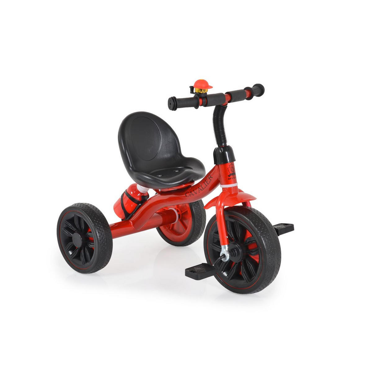 DREIRAD Cavalier Lux rot Flaschenhalterung mit Trinkflasche EVA-Reifen - Rot, Metall (72/46/62cm)