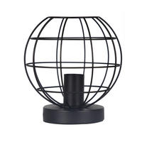 TISCHLEUCHTE Cage 19/19/20 cm - Schwarz, Metall (19/19/20cm) - Nettlife
