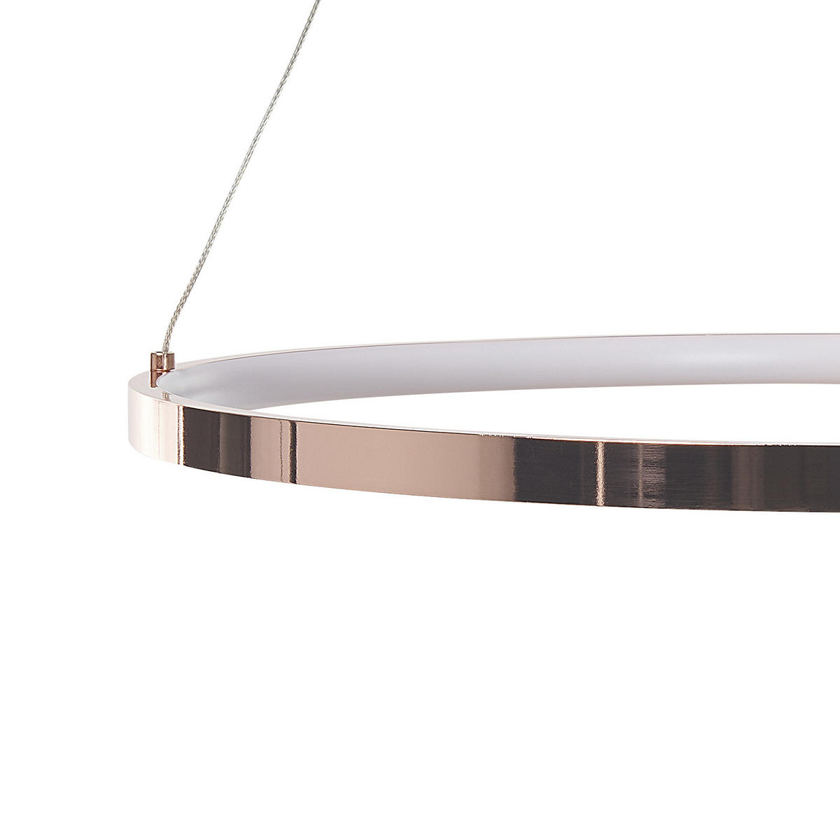 HÄNGELEUCHTE Jordan 50/50/100 cm - Roségold, Metall (50/50/100cm) - Beliani