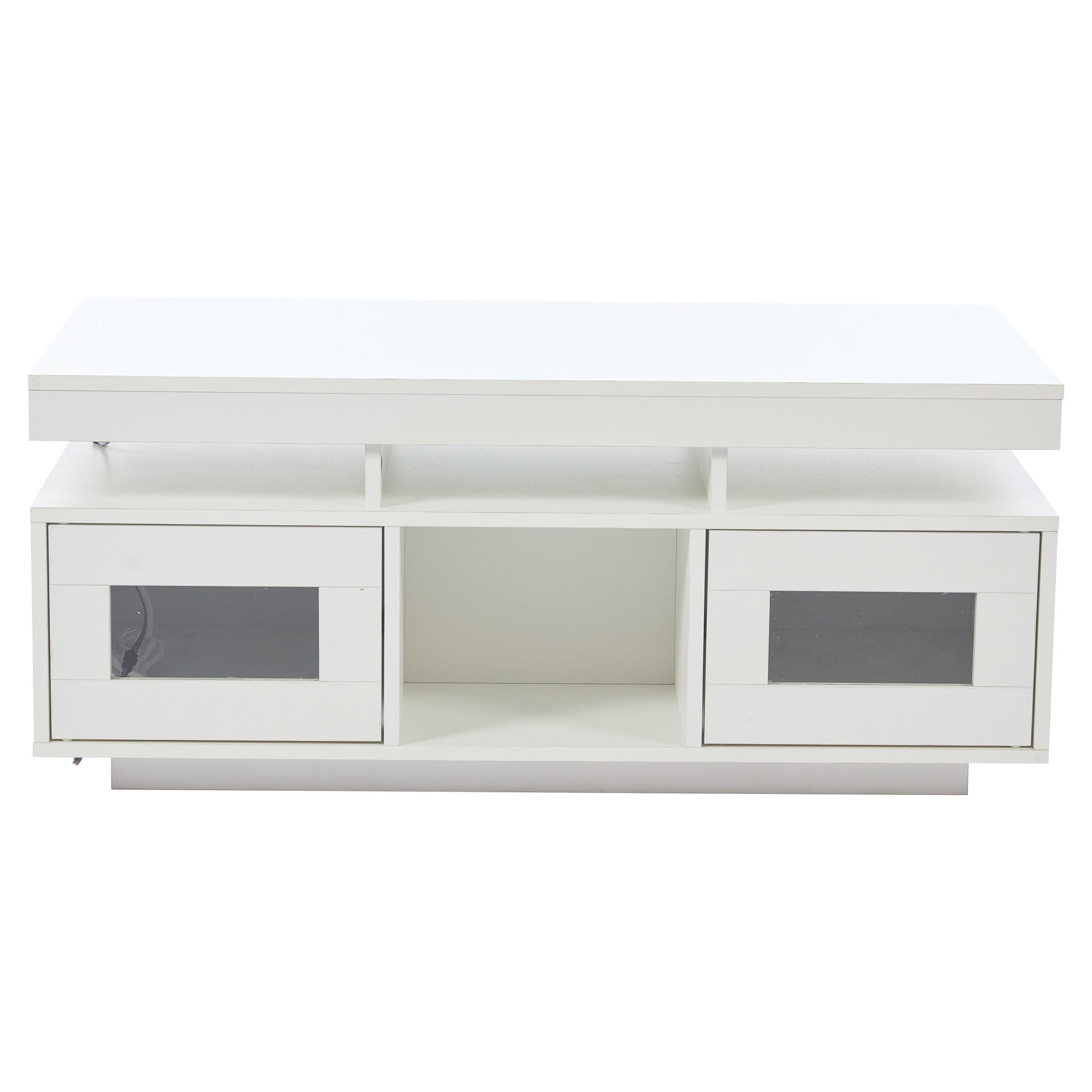 COUCHTISCH DE-084 Smart Weiß - Weiß, Holzwerkstoff (50/100/43cm) - ComfortXL