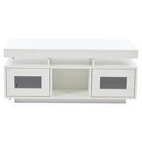 COUCHTISCH DE-084 Smart Weiß - Weiß, Holzwerkstoff (50/100/43cm) - ComfortXL