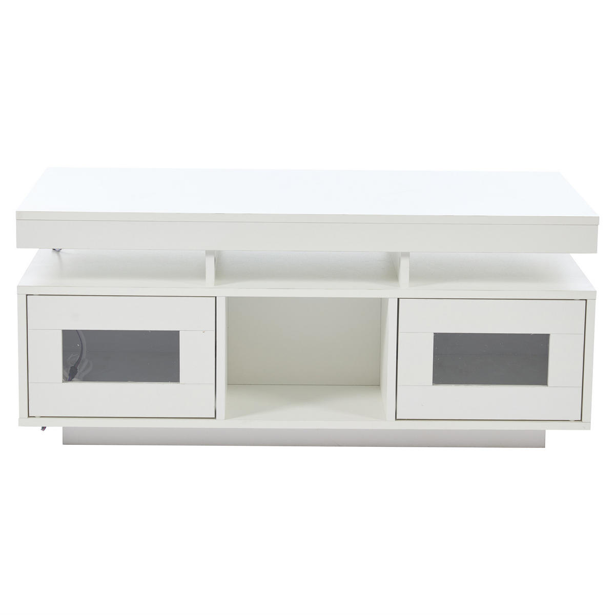 COUCHTISCH DE-084 Smart Weiß - Weiß, Holzwerkstoff (50/100/43cm) - ComfortXL