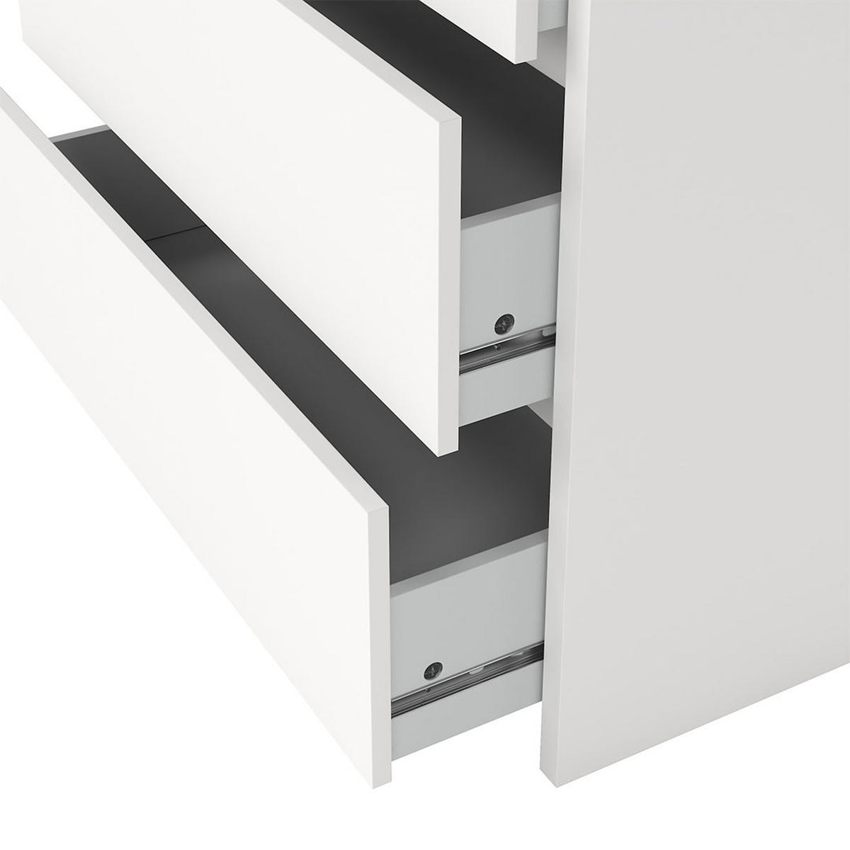 KOMMODE, Next, Weiß, Holzwerkstoff, 80 x 48 x 84 cm - Weiß, Holzwerkstoff (80/84/48cm) - ebuy24