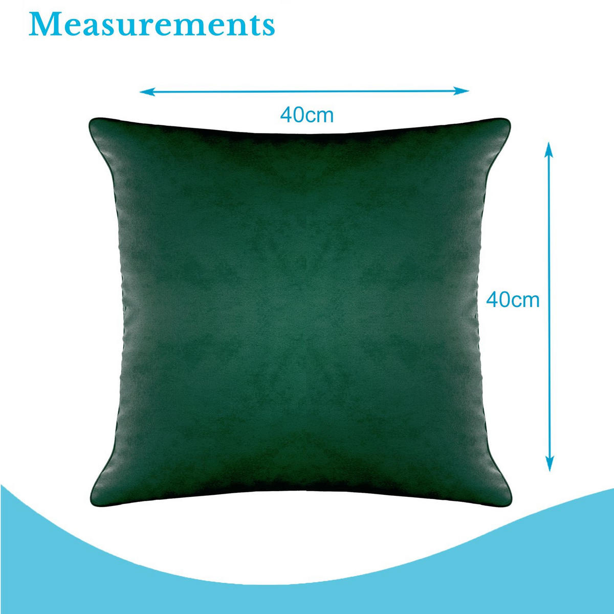 KISSENHÜLLEN-SET (2-tlg.) 40/40 cm (Grün) - Grün, Textil (40/40cm) - Intirilife