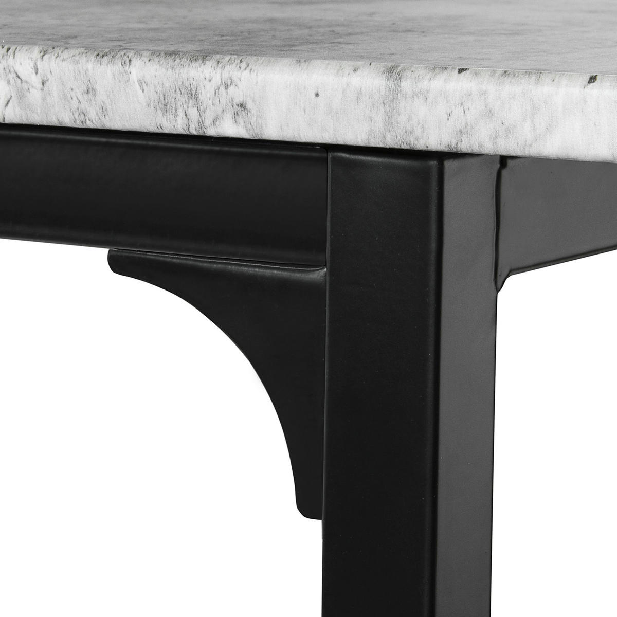 BARTISCH + 4 x BARHOCKER - Grau, Holzwerkstoff (100/87/60cm) - SoBuy