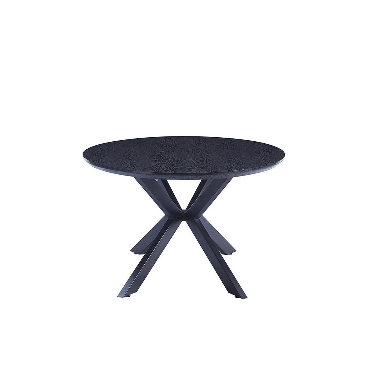 ESSTISCH OVAL AVENTIS - Dark Oak, 200 x 120 cm - Schwarz, Holz (200/120/4cm) - Home Deluxe