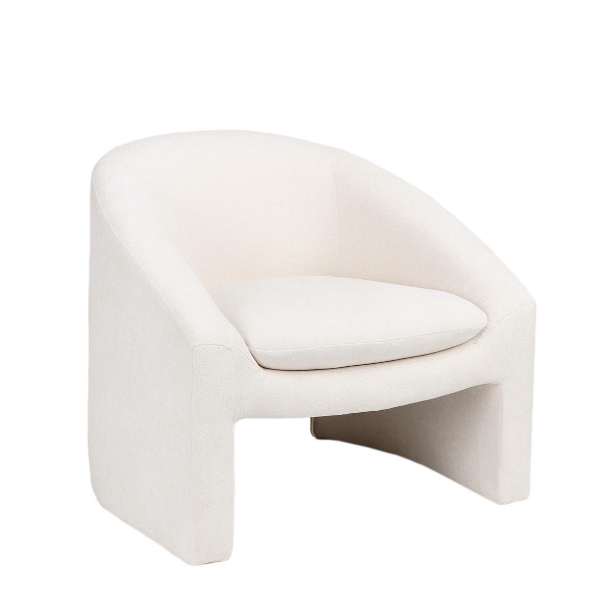 LESESESSEL Frode Beige 81 cm x 72 cm - Beige, Textil (81/72/73cm) - Klast Home