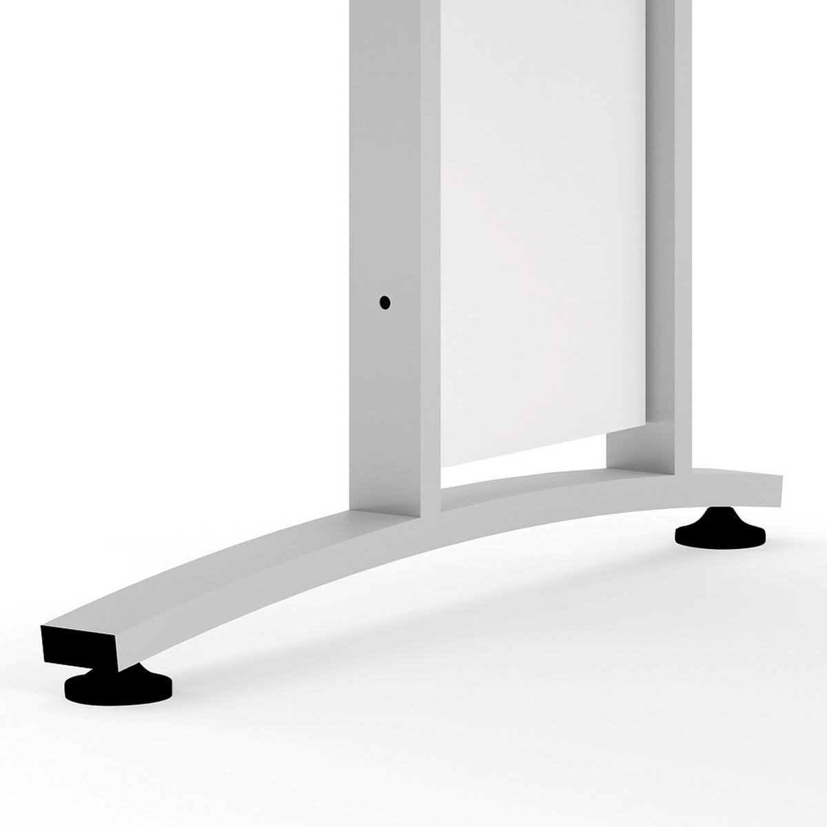 SCHREIBTISCH Weiß - Weiß, Holzwerkstoff (80/150/74cm) - ebuy24
