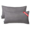 KISSENBEZUG Soft Jersey 2er-Set 40/80 cm - Anthrazit, Naturmaterialien (40/80cm) - DarBene