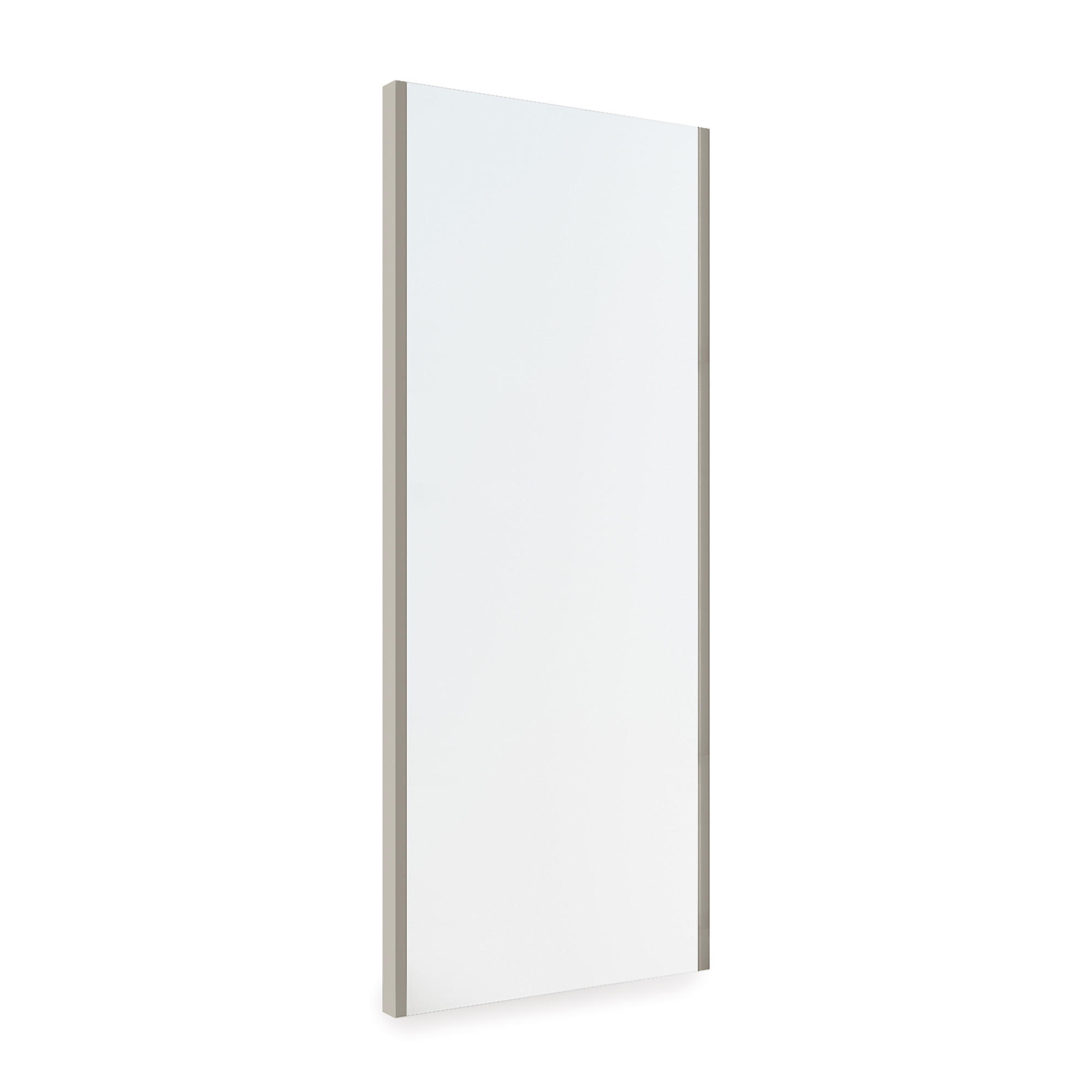 INNENSPIEGEL Ausziehbarer für Schränke, Bemalte Steinfarbe, Stahl und Kunststoff und Glas - Grau, Metall (53/8/106cm) - EMUCA