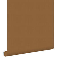 TAPETE Leinen-Optik 53 cm x 10.05 m - Orange, Papier (53/0.1cm) - ESTAhome