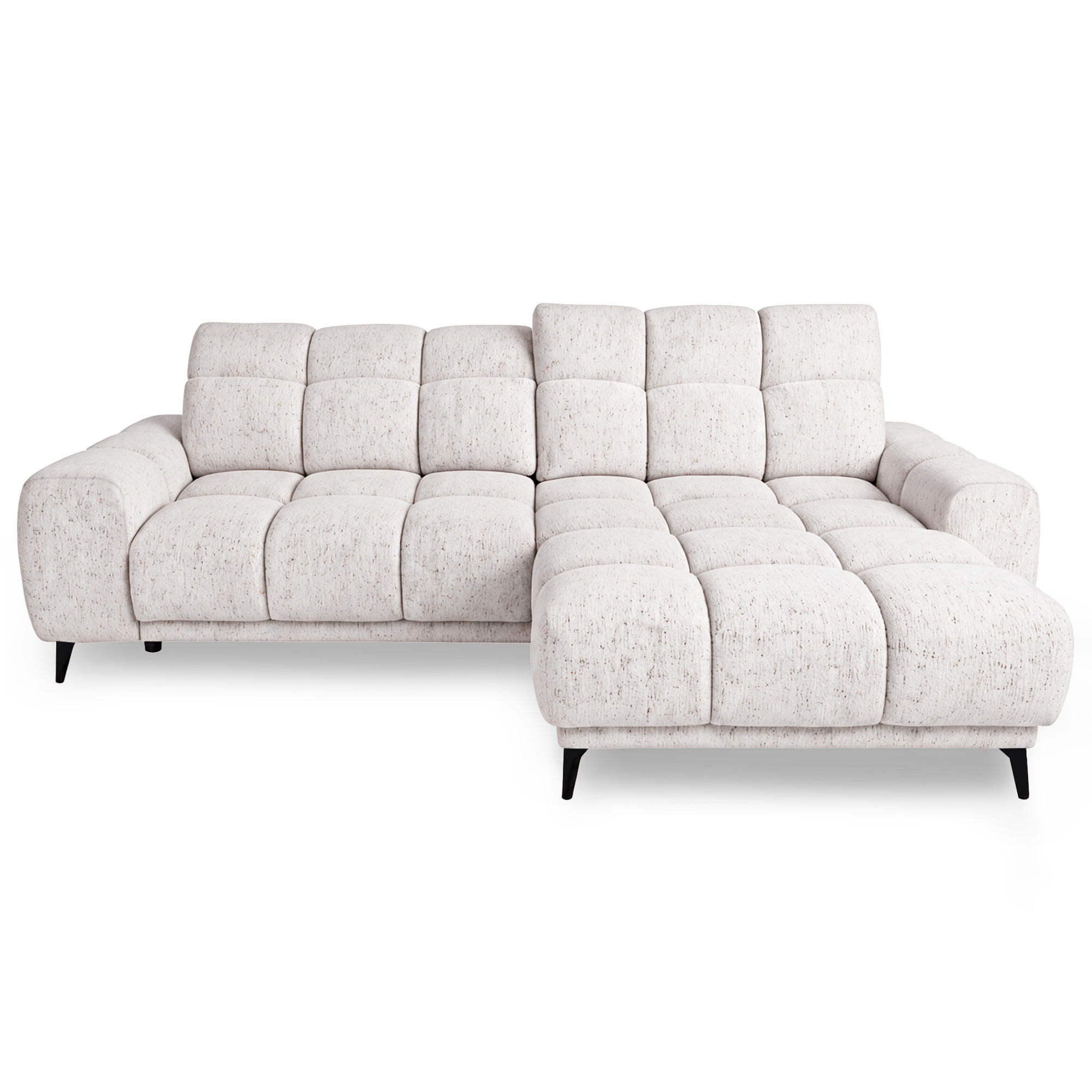 Beautysofa Ecksofa Creme 275x182 cm