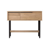 KONSOLENTISCH Hellbraun 29,5/100/76 cm - Braun, Holzwerkstoff (29.5/100/76cm) - Mobili Rebecca