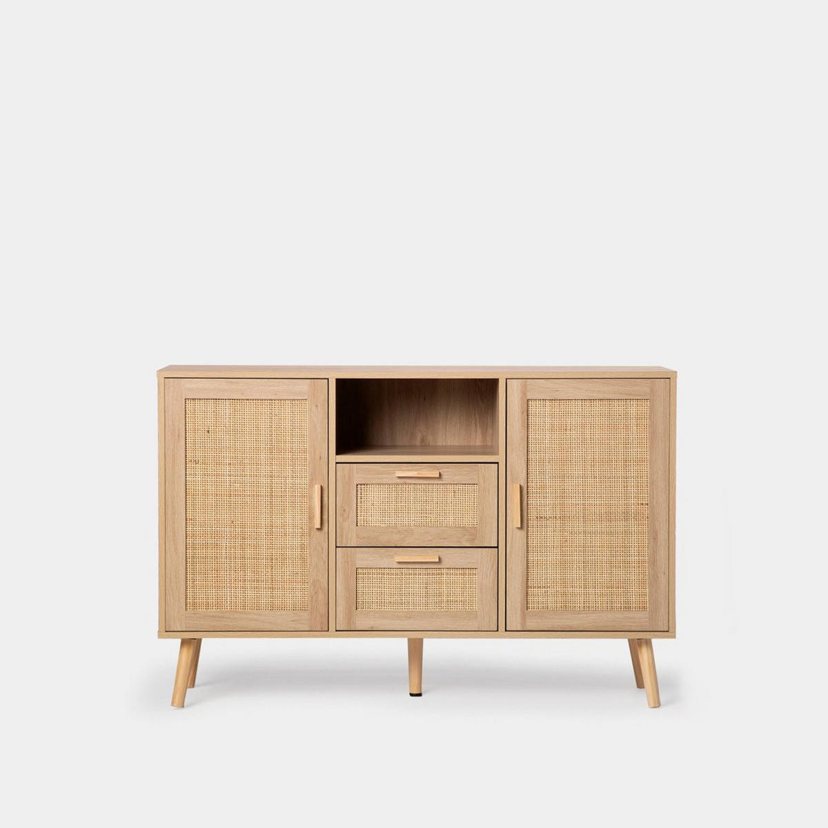 ANRICHTE NIEDRIGE Tahiti Natürlich 120 cm x 79 cm - Naturfarben, Holzwerkstoff (120/79/40cm) - Klast Home