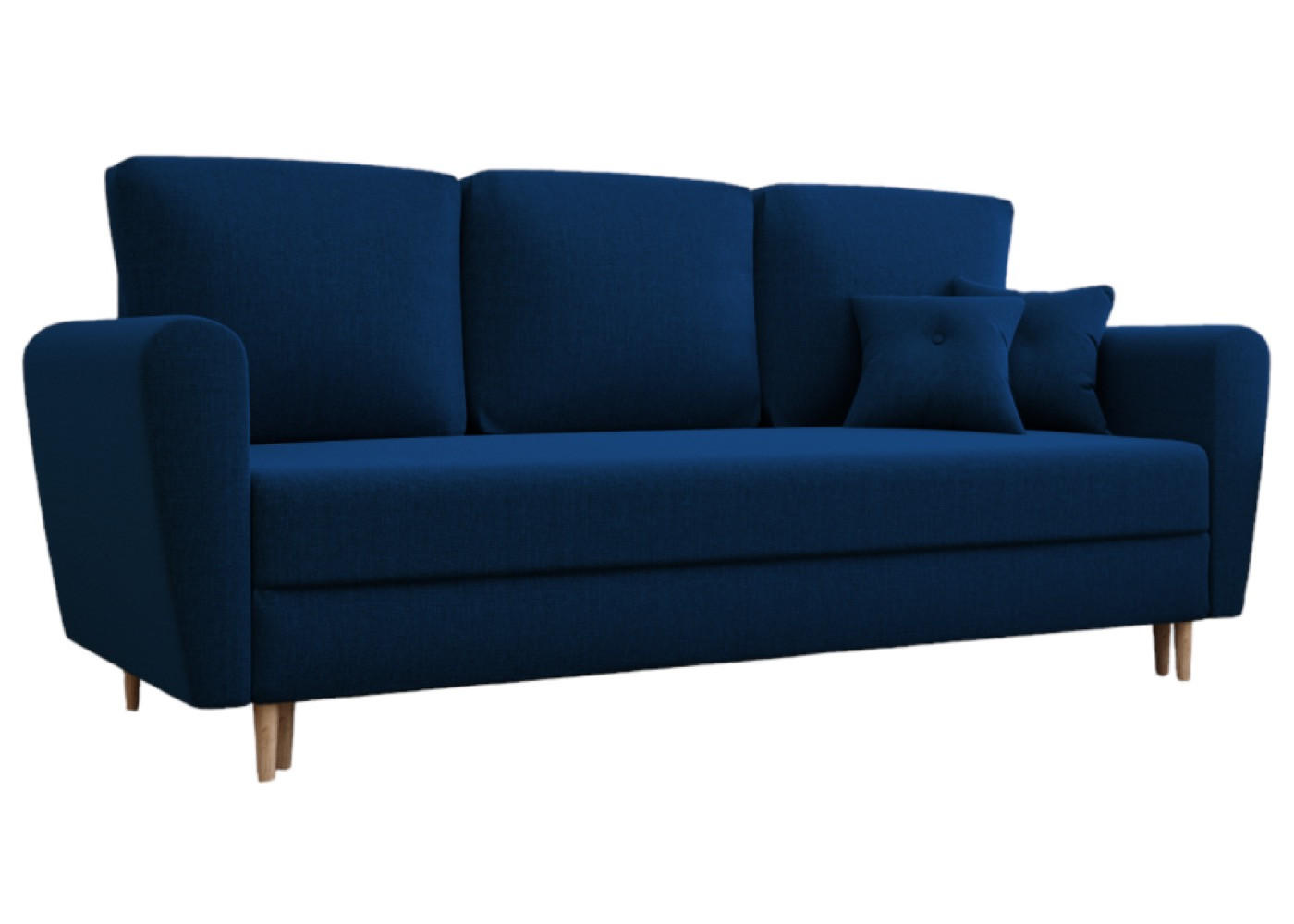 SOFA Dunkelblau LILI Ausziehbar - Blau, Textil (229/95/87cm) - Sepro Meble