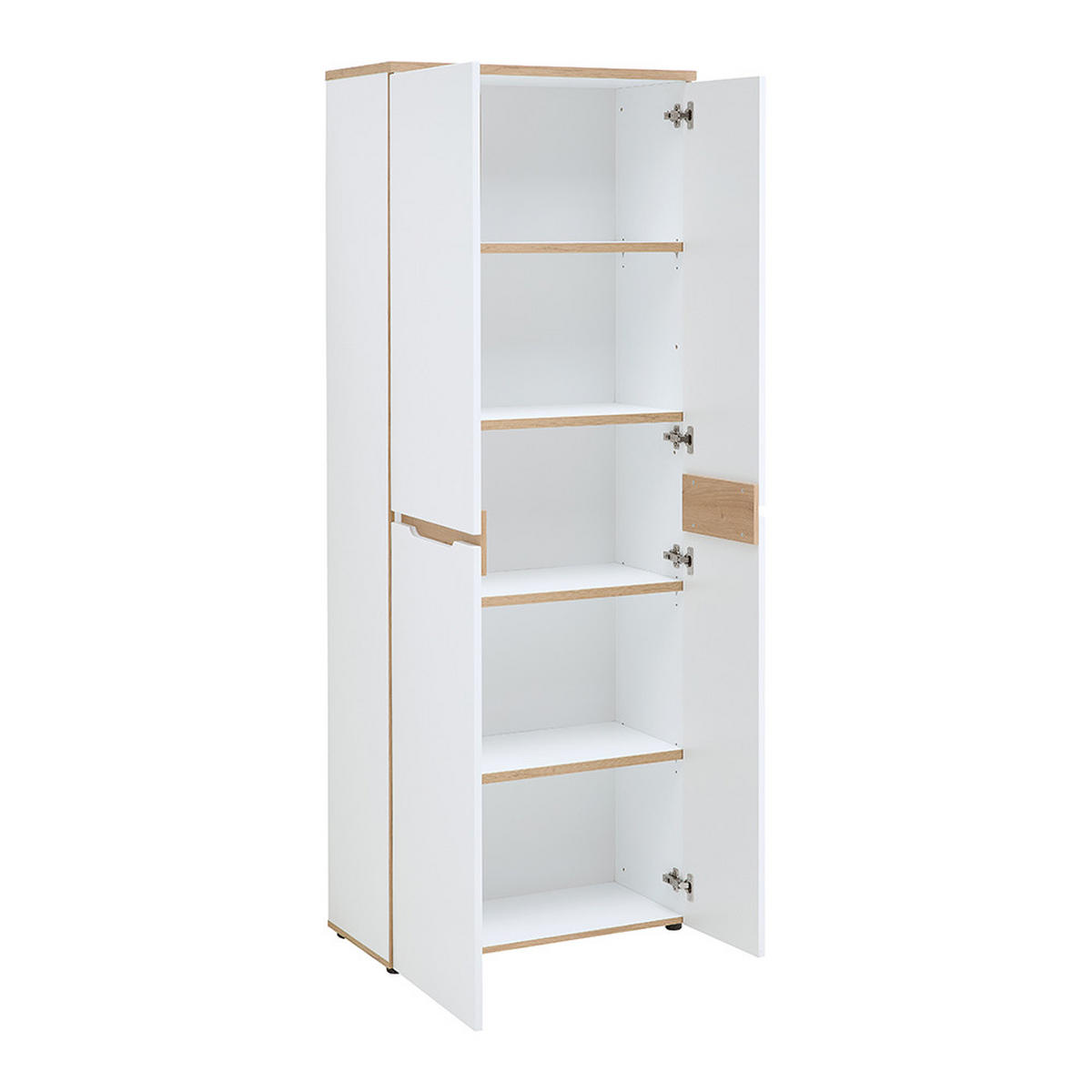 AKTENSCHRANK Manresa-36 - Weiß, Holzwerkstoff (75/197/38cm) - Lomado