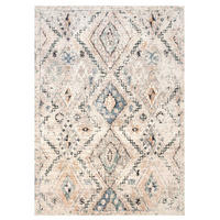 VINTAGE-TEPPICH Ikaro Kemp Blue Beige - Beige, Textil (119/170cm) - Kukoon Rugs