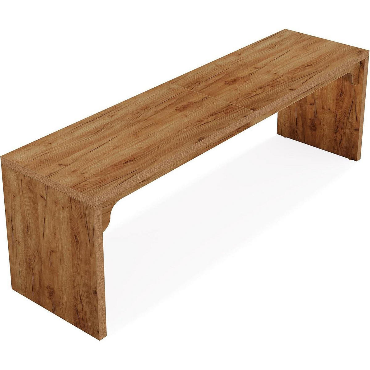 SCHREIBTISCH Computertisch 180 x 59 cm Holzoptik - Braun, Holzwerkstoff (59/180/75cm)