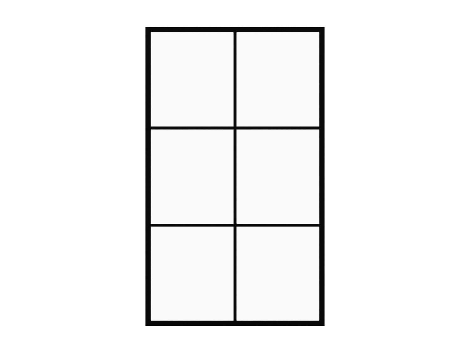 DUSCHWAND - 120 cm x 0.6 cm - Glas - Schwarz - VENTANITA - Schwarz, Glas (120/200cm) - Vente-Unique