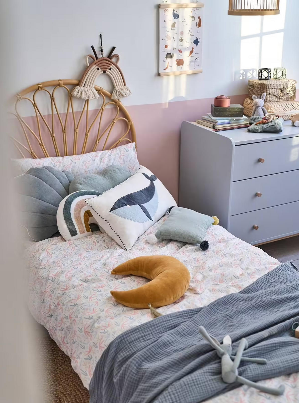 BETTKOPFTEILRUND Braun 90 x 4 x 141 (cm) - Braun, Holz (90/141/3.8cm) - Nordlys