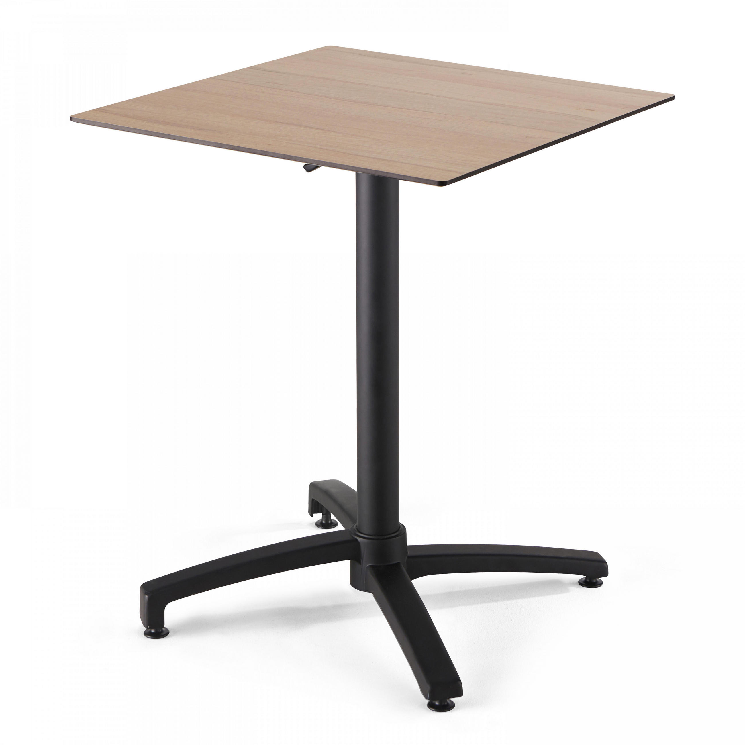 TERRASSENTISCH, Braun - Braun, Holzwerkstoff (60/60/72cm) - Oviala