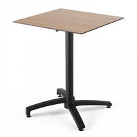 TERRASSENTISCH, Braun - Braun, Holzwerkstoff (60/60/72cm) - Oviala