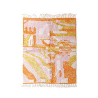 BERBERTEPPICH aus Marokko aus reiner Wolle 250x 350 cm - Orange, Naturmaterialien (250/350cm) - AFK Living