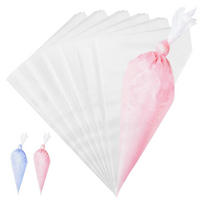 SPRITZBEUTEL Einweg 100 Stück 45 cm - Transparent, Kunststoff (25/2.5/45cm)