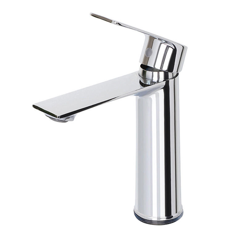 WASCHTISCHARMATUR, 17,5 x 16 cm, silber - Silberfarben, Metall (25/10/20cm) - Vallsero