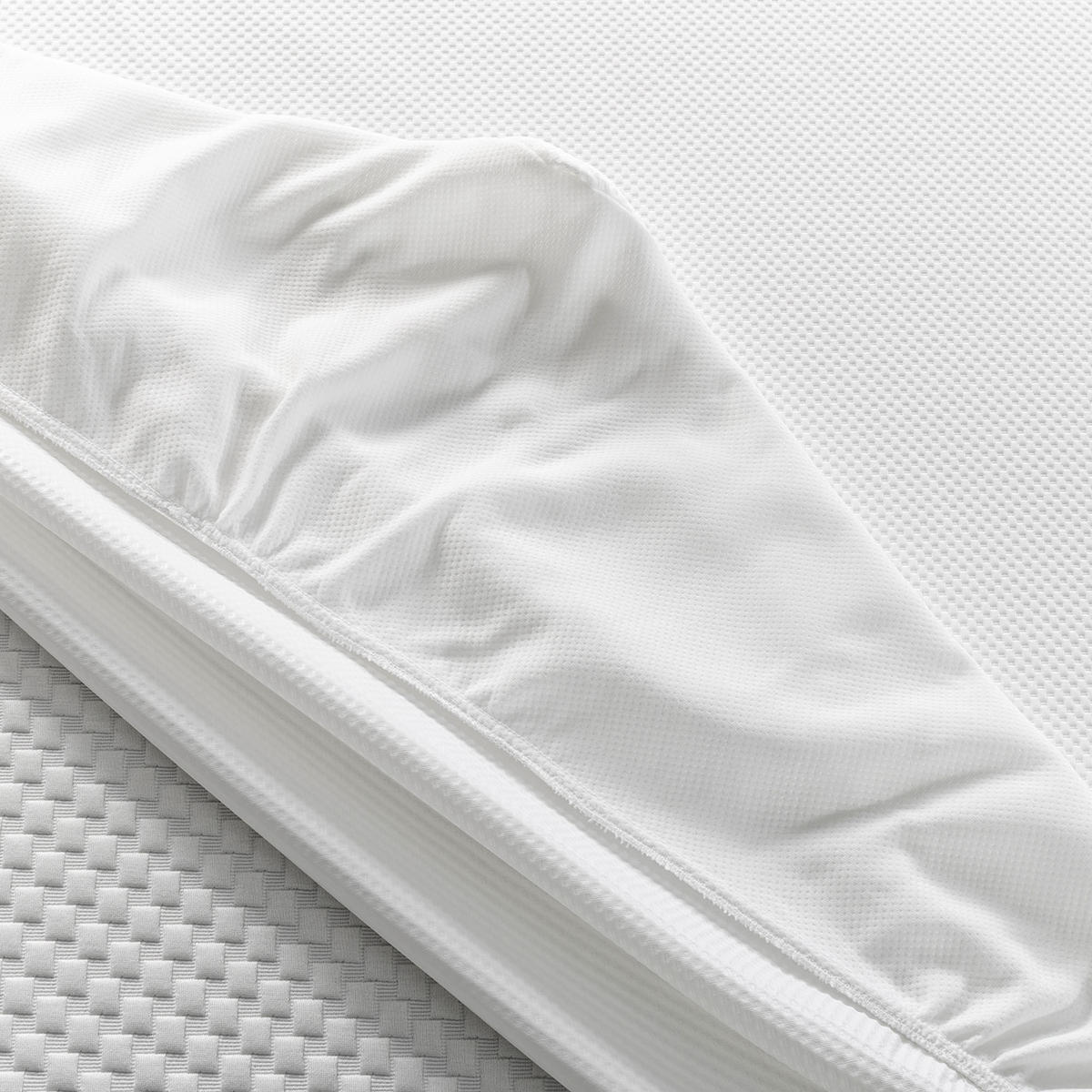 MATRATZENSCHONER Wasserdicht 100x200 cm - Weiß, Textil (100/200cm) - Gowoll