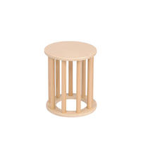 HOCKER NALAN - Holzfarben, Hocker - Naturfarben, Holz (33/38/33cm)