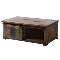 COUCHTISCH Mango 120x70x45 braun lackiert RAILWAY #4007 - Braun, Holz (120/70/45cm) - Massivmoebel24