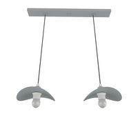 HÄNGELEUCHTE - Grau, Metall (25/30/120cm) - Lumicom