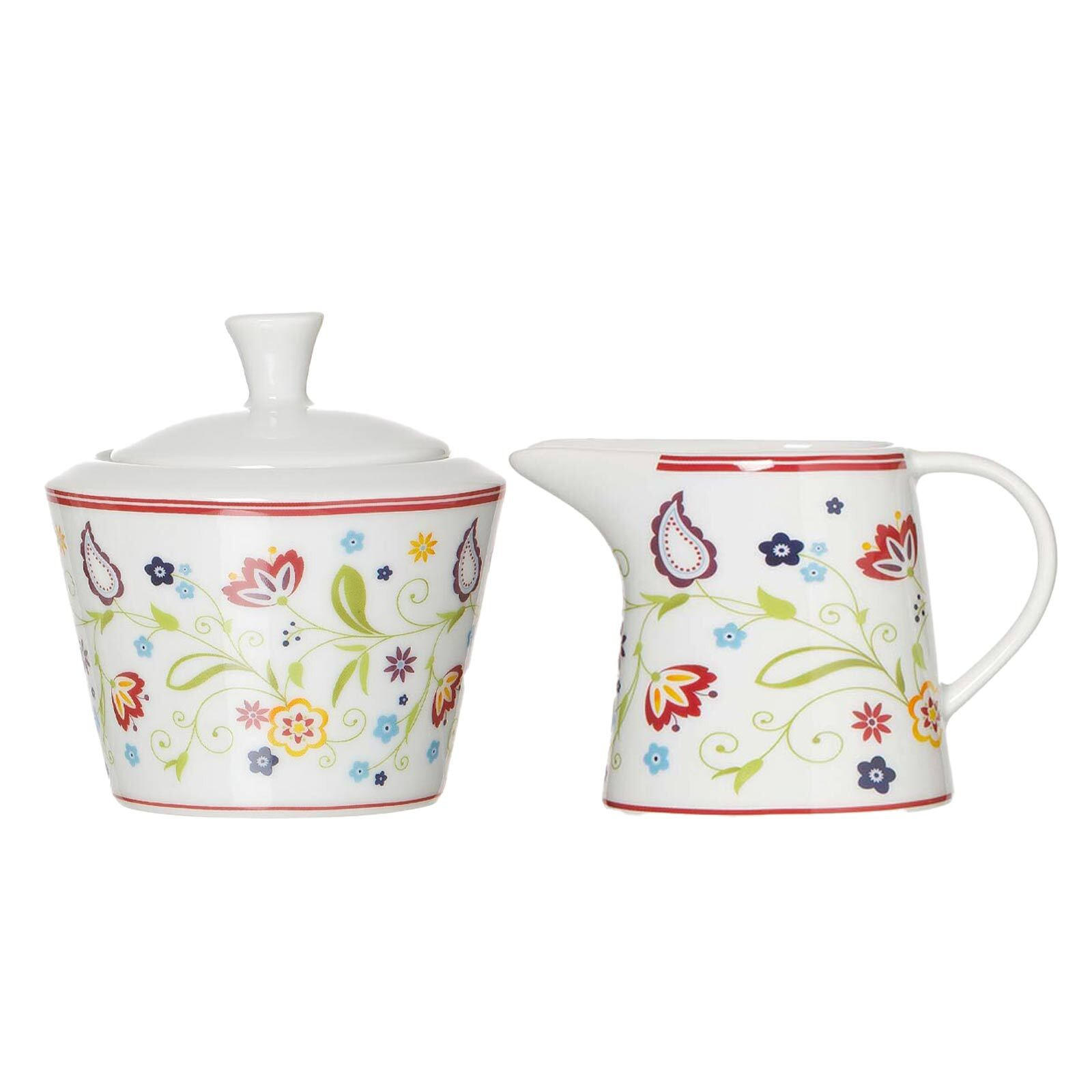 MILCH- UND ZUCKERSET Shanti bunt 2er Set - Multicolor, Keramik (1/1cm) - Ritzenhoff Breker