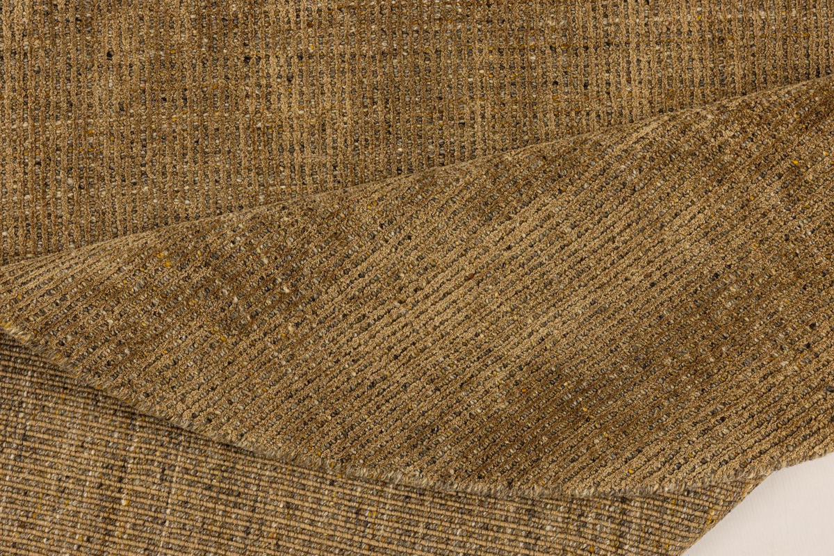 HANDWEBTEPPICH Venus 120x120 cm - Goldfarben, Textil (120/120cm) - THEKO