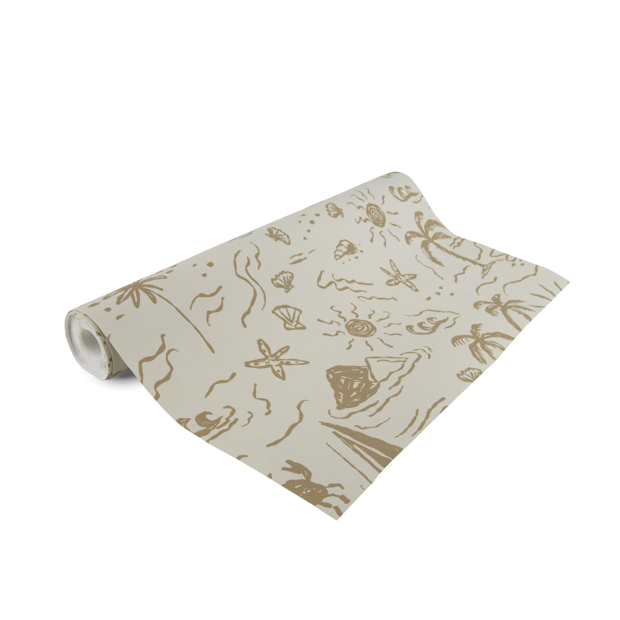 TAPETE Sunset Island - Gelb, Papier/Kunststoff (53/1000cm) - Superfresco Easy