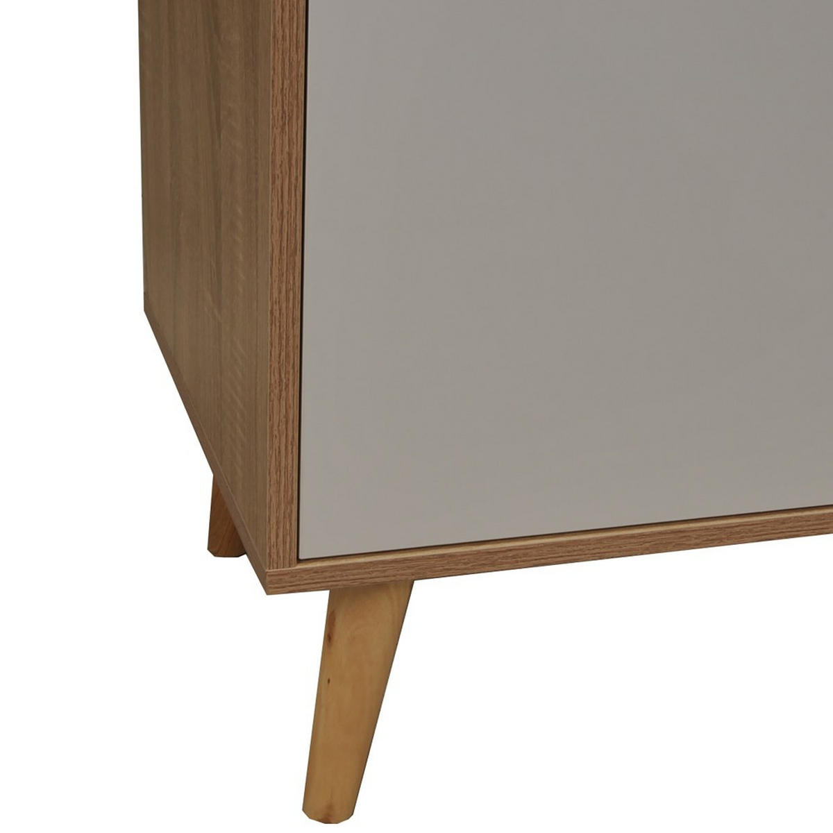 SIDEBOARD NORWAY / Weiß und Eiche Farbe - Multicolor, Holzwerkstoff (41/81/154cm) - Weber Industries